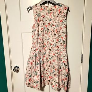 Gap Floral Fit and Flare Dress
